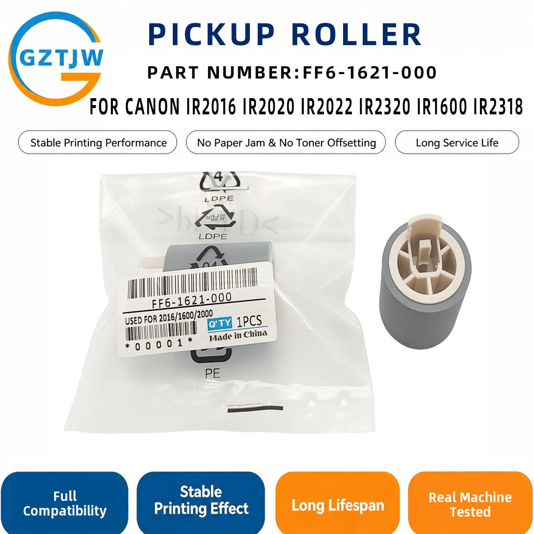 Paper FF6-1621-000 Pickup Roller / Pickup Roller Assembly / Feed Roller FOR Canon iR2016 iR2020 iR2022 iR2320 iR1600 iR2318 Tray R2016 Printer Spare Parts China Factory Stock