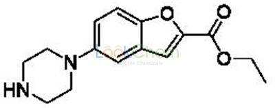 Eehyl 5-(piperazin-1-yl)benzofuran-2-carboxylate, CAS: 163521-20-8, Purity 99% Pharmaceutical intermediates CAS NO.163521-20-8