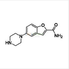 1-(2-aminocarbonylbenzofuran-5-yl)piperazine, CAS: 183288-46-2, Purity 99% Pharmaceutical intermediates CAS NO.183288-46-2