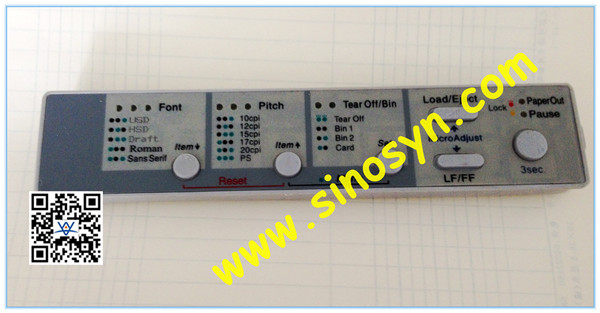 Epson FX2190/ FX890/ LQ2090/ LQ590/ FX2175 Control Panel/ Sheet Panel, Switch Panel, English Version